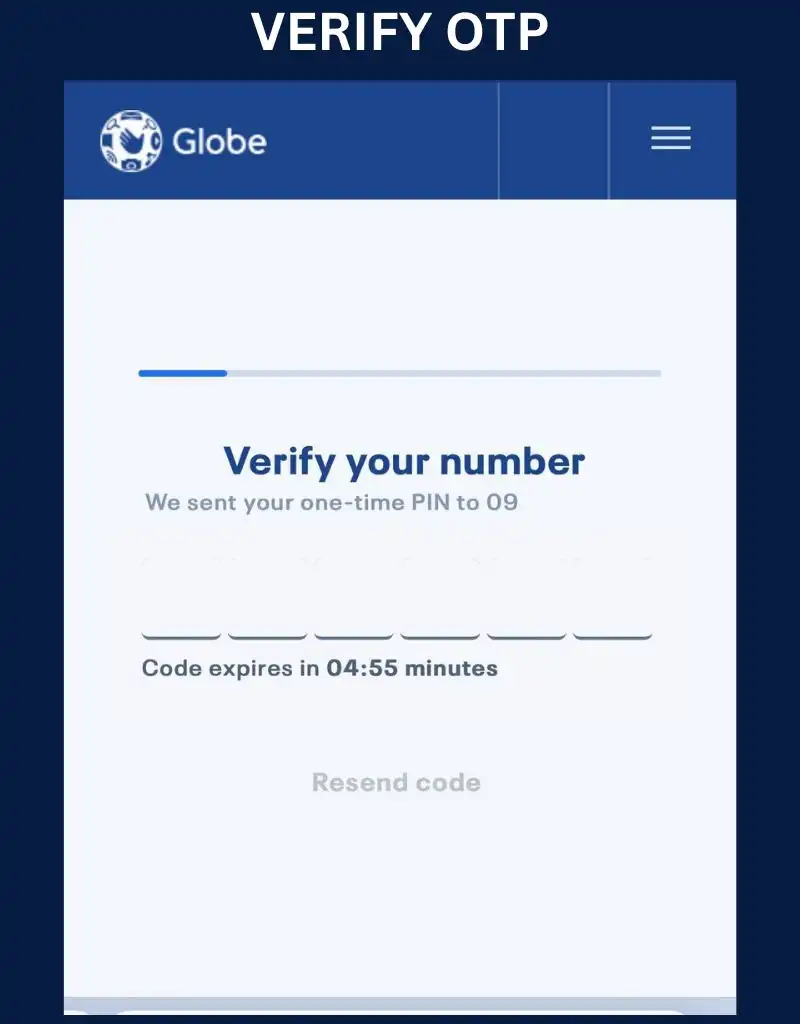 verify OTP